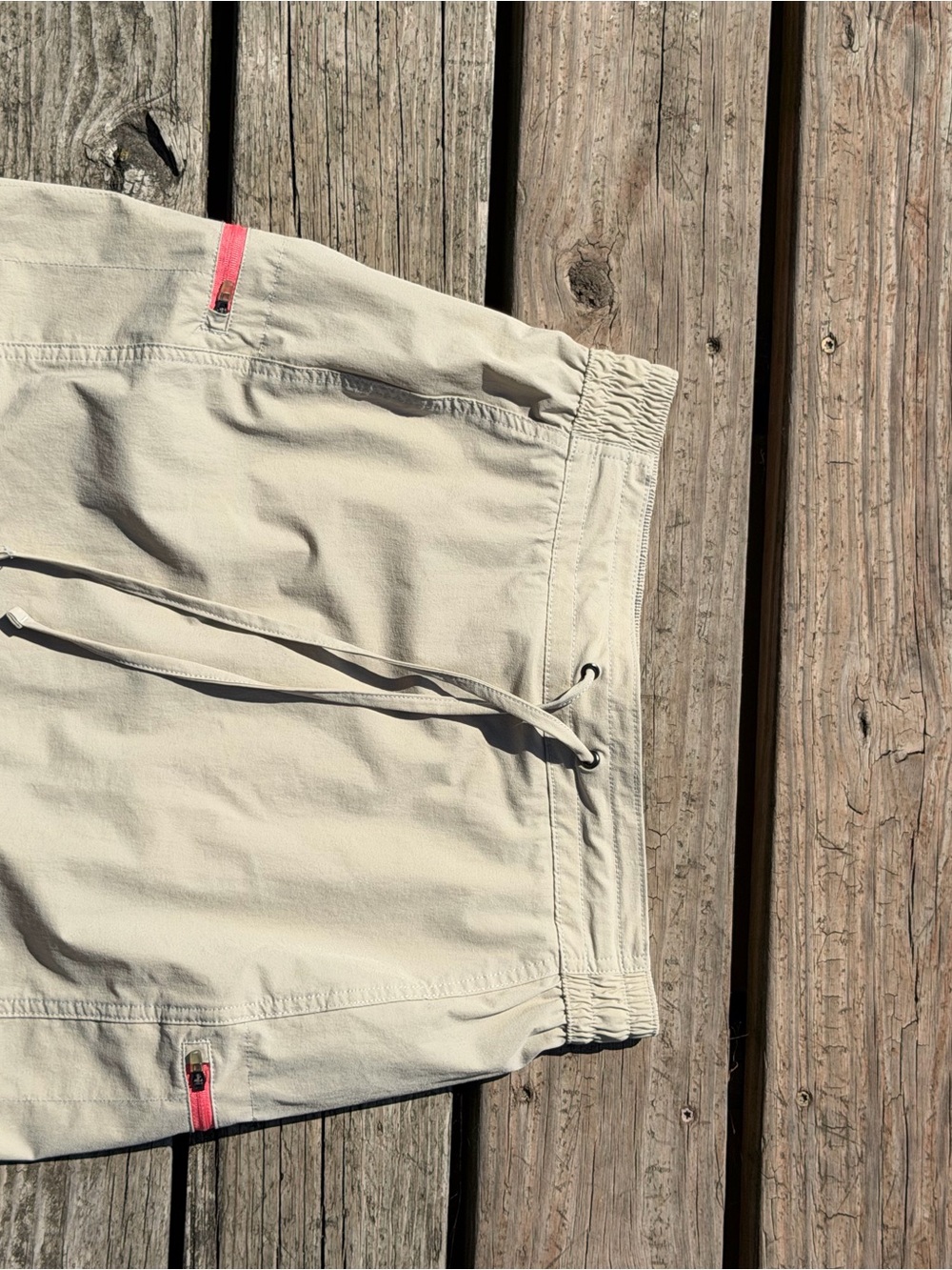 Pacific Trail Cream Mini Skirt with Pink Accent